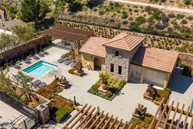 19321 Carranza Ln, Saugus, CA 91350 - drone / aerial view