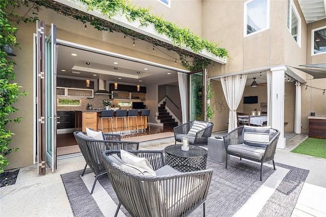 291 Argonne Ave, Long Beach, CA 90803 - view of patio with an outdoor living space