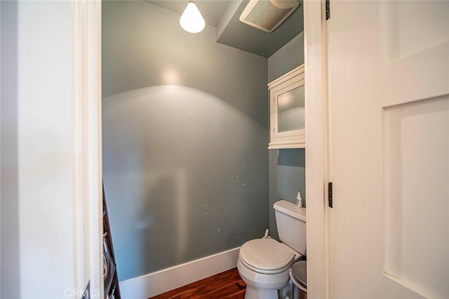 291 Argonne Ave, Long Beach, CA 90803 - bathroom featuring toilet and wood finished floors