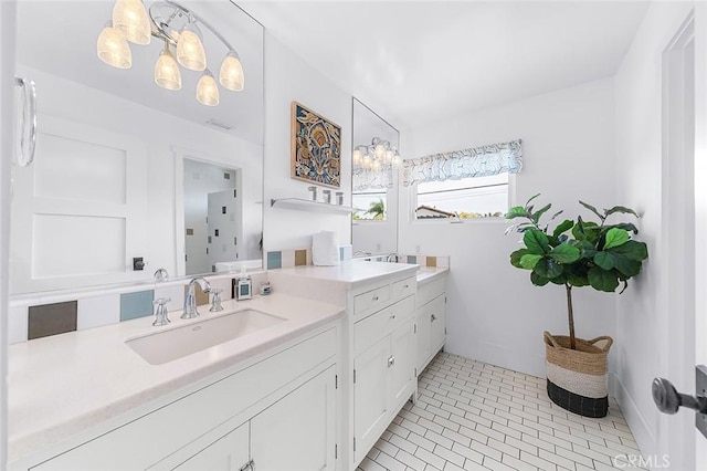 291 Argonne Ave, Long Beach, CA 90803 - bathroom featuring double vanity and tile patterned floors