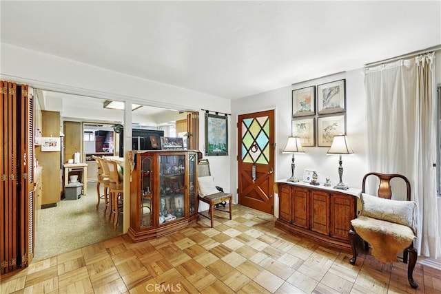 view of sitting room