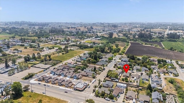 drone / aerial view featuring a residential view