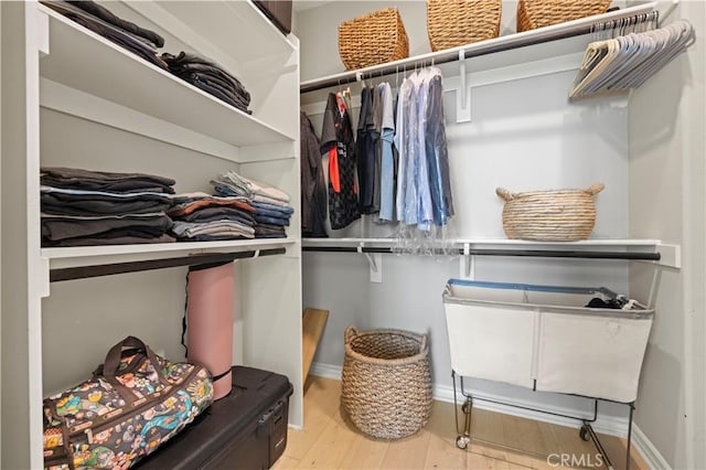 29034 Via Patina, Valencia, CA 91354 - spacious closet with wood finished floors