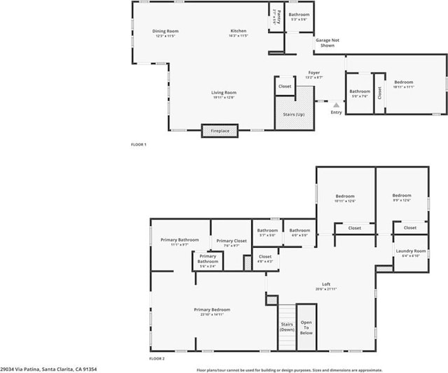 29034 Via Patina, Valencia, CA 91354 - view of floor plan / room layout
