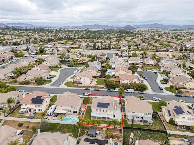 28823 Tonya St, Murrieta, CA 92563 - aerial view with a residential view and a mountain view