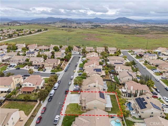 28823 Tonya St, Murrieta, CA 92563 - aerial view with a residential view and a mountain view