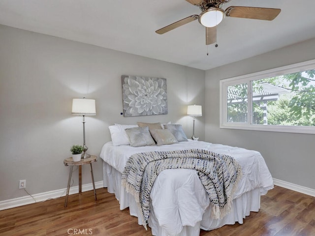 22661 Claude Cir, Lake Forest, CA 92630 - bedroom with wood finished floors and a ceiling fan