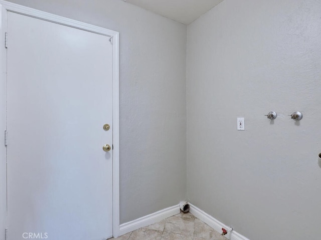 22661 Claude Cir, Lake Forest, CA 92630 - washroom featuring gas dryer hookup, washer hookup, and light tile patterned flooring