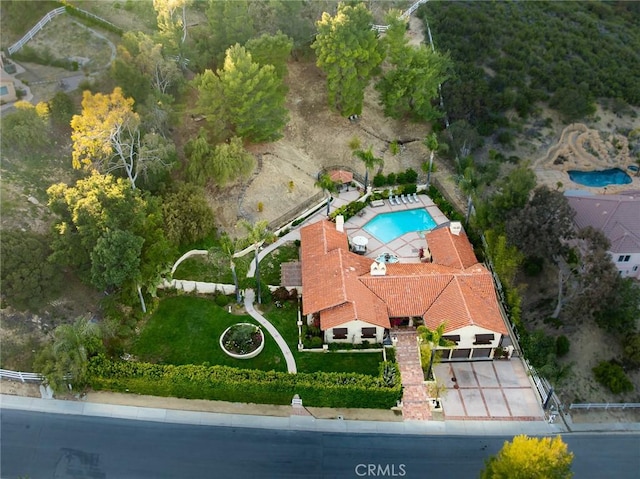 9 Maverick Ln, Bell Canyon, CA 91307 - bird's eye view of a pool area