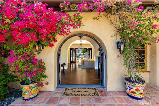 9 Maverick Ln, Bell Canyon, CA 91307 - view of exterior entry featuring stucco siding