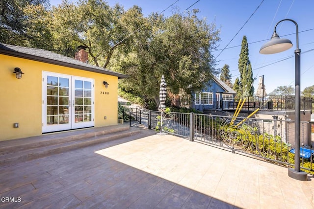 7580 Mcgroarty Ter, Tujunga, CA 91042 - view of patio with french doors