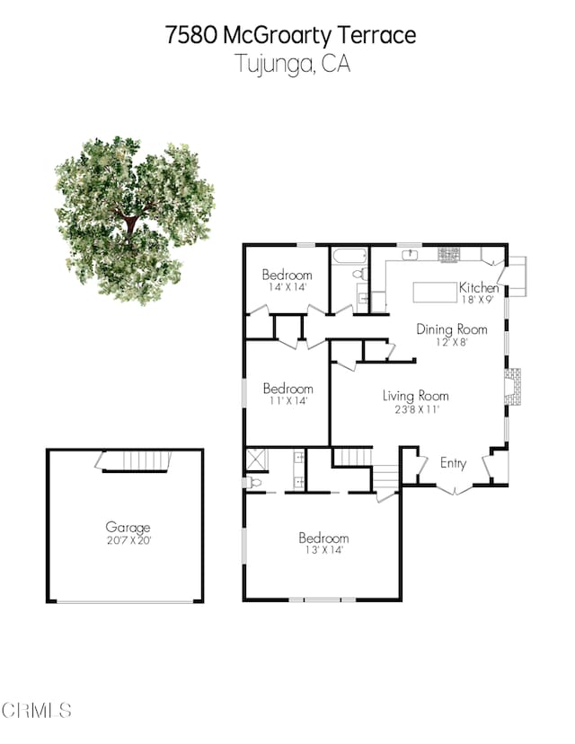 7580 Mcgroarty Ter, Tujunga, CA 91042 - room layout