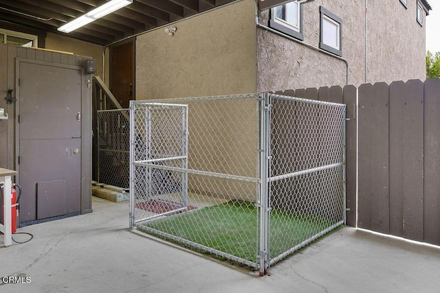 gate with fence