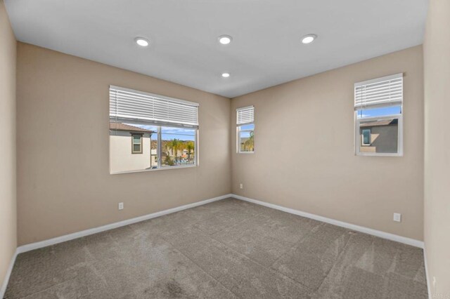 2167 Trevi Cir, Chula Vista, CA 91913 - empty room featuring carpet floors and recessed lighting