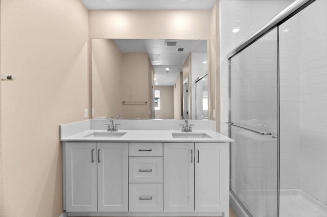 2167 Trevi Cir, Chula Vista, CA 91913 - full bath featuring double vanity and a stall shower
