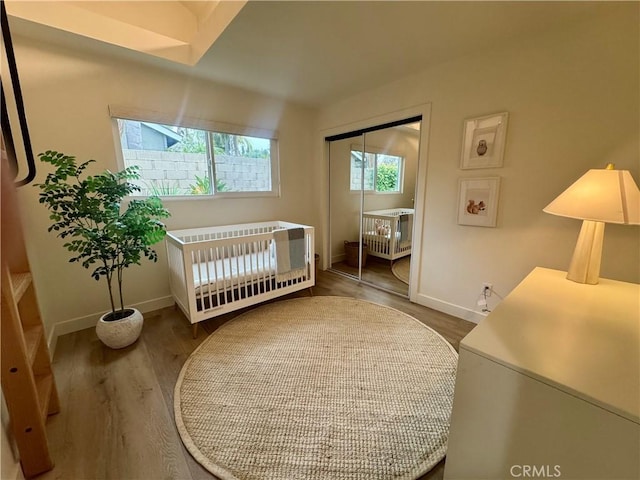 29521 Via, San Sebastian, Laguna Niguel, CA 92677 - bedroom with baseboards, wood finished floors, and a closet