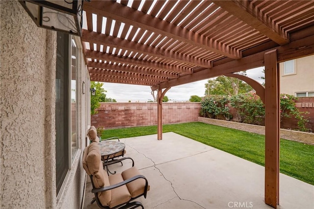 5581 Tremaine Way, Chino Hills, CA 91709 - view of patio / terrace featuring a pergola