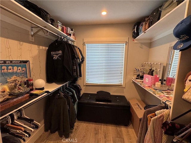 14825 Cranbrook Ave, Hawthorne, CA 90250 - walk in closet with wood finished floors