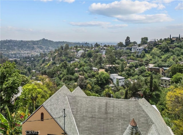 641 Sunnyhill Dr, Los Angeles, CA 90065 - drone / aerial view of a tree filled landscape