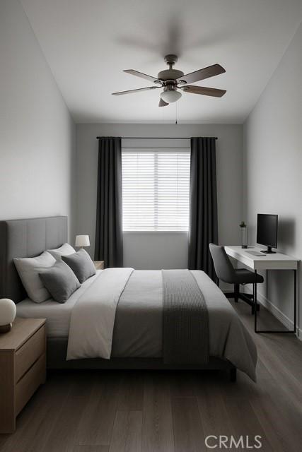 5314 Carlo Ct, Palmdale, CA 93552 - bedroom featuring wood finished floors and ceiling fan