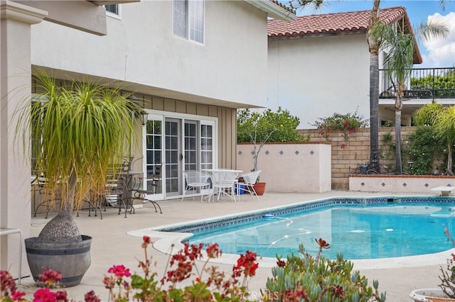 11806 Thunderbird Ave, Porter Ranch, CA 91326 - view of swimming pool with a patio