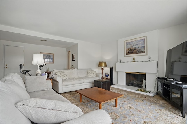 11806 Thunderbird Ave, Porter Ranch, CA 91326 - living room with a fireplace with raised hearth