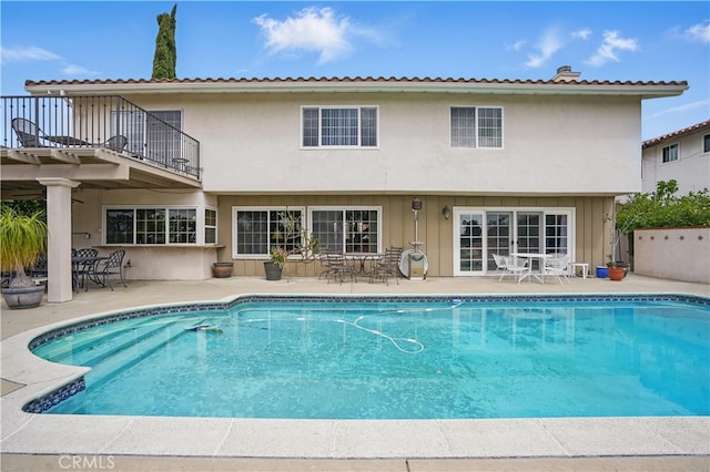 11806 Thunderbird Ave, Porter Ranch, CA 91326 - swimming pool with a patio and outdoor dining space