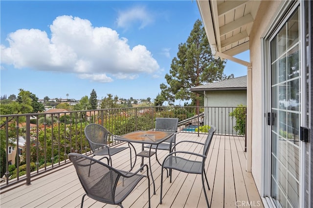 11806 Thunderbird Ave, Porter Ranch, CA 91326 - deck featuring outdoor dining space