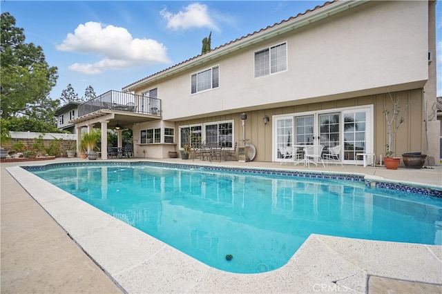 11806 Thunderbird Ave, Porter Ranch, CA 91326 - view of pool featuring a patio and outdoor dining area