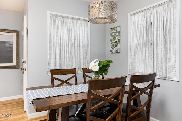 5627 Huddart Ave, Arcadia, CA 91006 - dining space with baseboards and light wood-style flooring