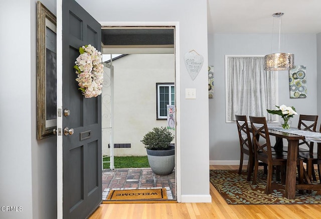 5627 Huddart Ave, Arcadia, CA 91006 - foyer featuring baseboards and wood finished floors