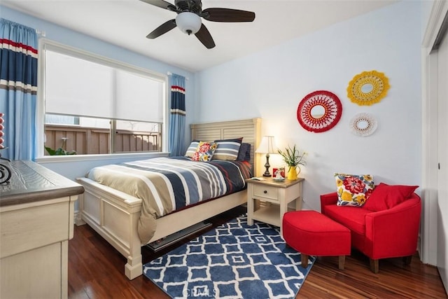 31271 Via Fajita, San Juan Capistrano, CA 92675 - bedroom with wood finished floors and ceiling fan