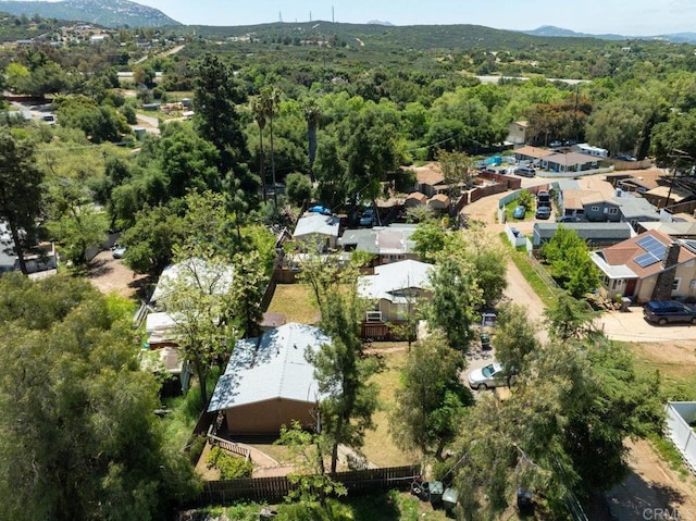 124246 Willowside, Alpine, CA 91901 - aerial view of residential area featuring a heavily wooded area and mountains