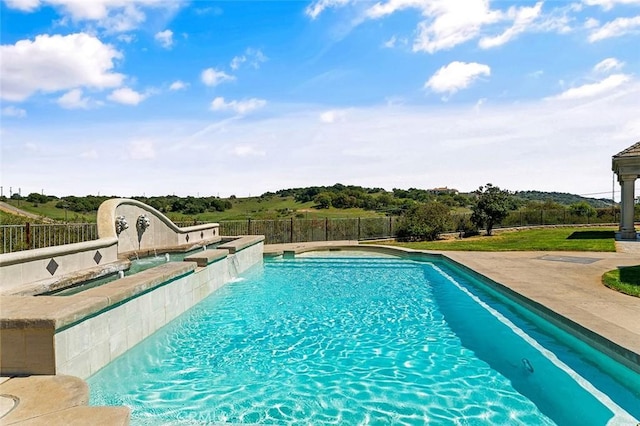41653 Oak Trail Ct, Murrieta, CA 92562 - view of pool with fence and a patio area