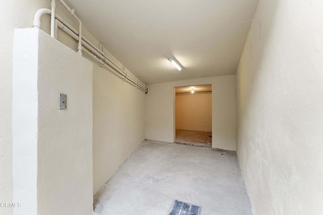 view of basement