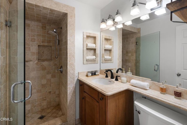 1445 Washburn Rd, Pasadena, CA 91105 - full bath with a shower stall, vanity, and toilet