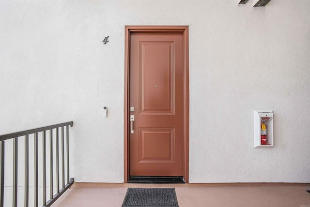 1445 Suwerte Ave Unit 4, Chula Vista, CA 91915 - doorway to property featuring stucco siding