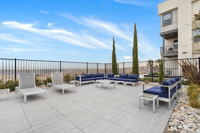 1840 Mint Unit 6, Chula Vista, CA 91915 - view of patio / terrace featuring outdoor lounge area