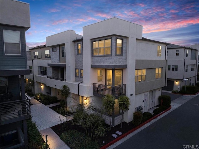 1840 Mint Unit 6, Chula Vista, CA 91915 - view of front of house with stucco siding and a balcony