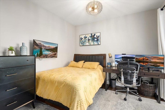 1840 Mint Unit 6, Chula Vista, CA 91915 - bedroom with an office area and wood finished floors