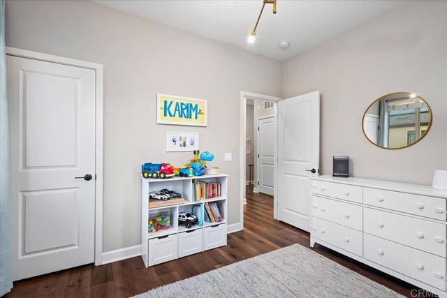 1840 Mint Unit 6, Chula Vista, CA 91915 - bedroom with dark wood-style flooring