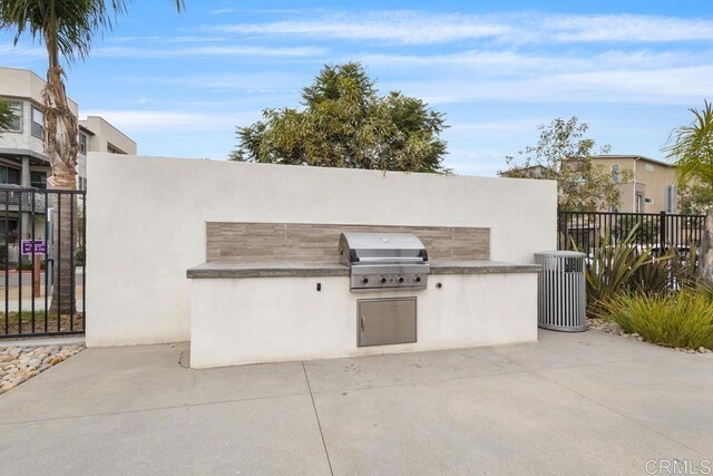 1840 Mint Unit 6, Chula Vista, CA 91915 - view of patio with exterior kitchen