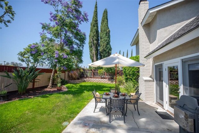 24111 Marathon St, Mission Viejo, CA 92691 - view of patio featuring outdoor dining space and grilling area