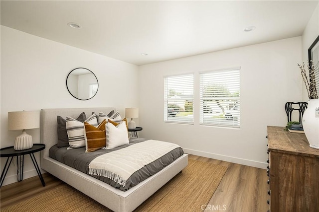 2153 Stanbridge Ave, Long Beach, CA 90815 - bedroom featuring light wood finished floors, baseboards, and recessed lighting