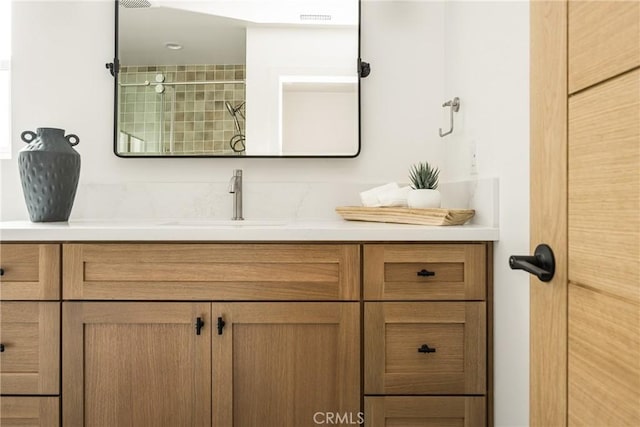 2153 Stanbridge Ave, Long Beach, CA 90815 - bathroom with vanity and a tile shower