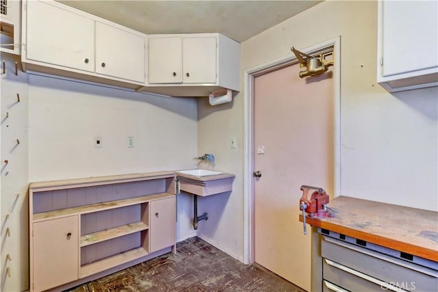 view of laundry area