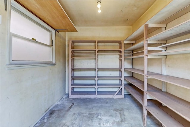 view of storage room