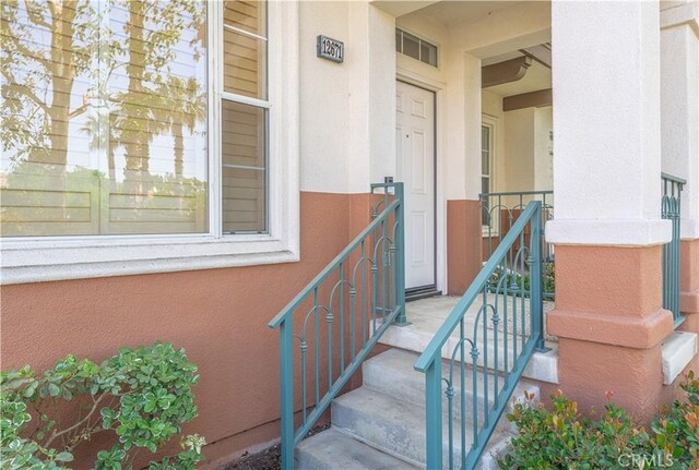 12671 Nicklaus Ln, Tustin, CA 92782 - entrance to property with stucco siding