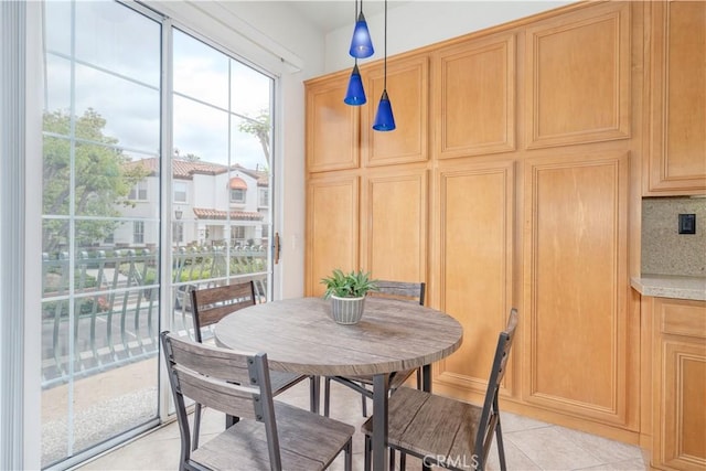 12671 Nicklaus Ln, Tustin, CA 92782 - dining space featuring light tile patterned floors
