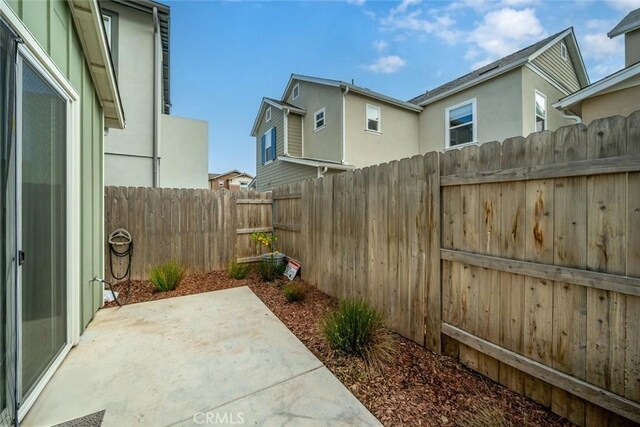 view of patio featuring a fenced backyard